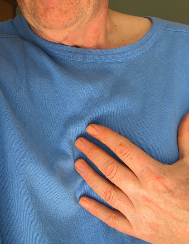 Pijnlijk hart burn out