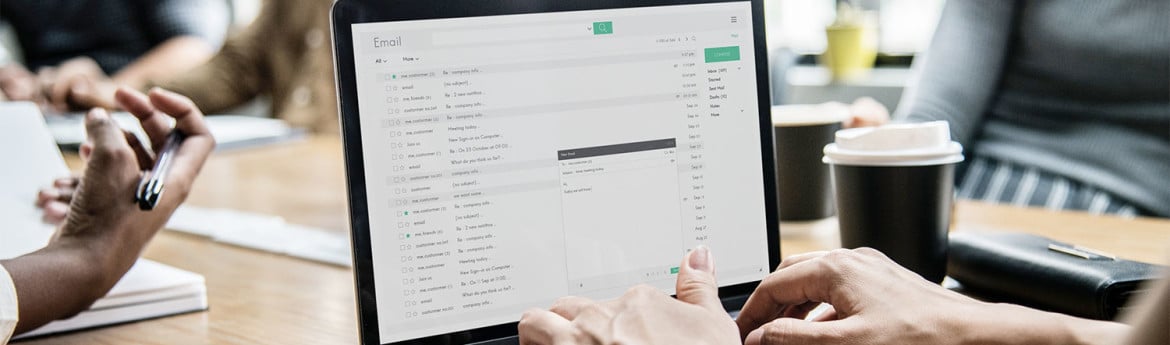 CC Cultuur: emaildrukte binnen bedrijven