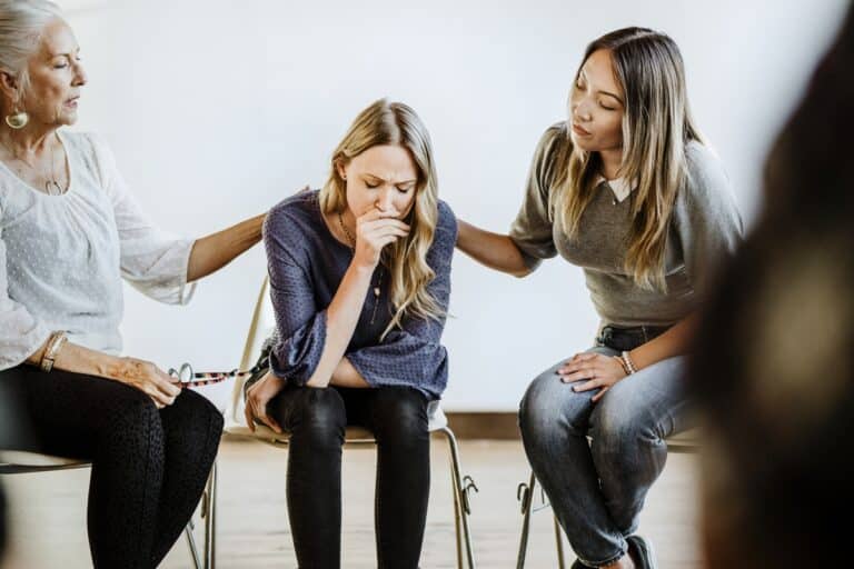 Veel huilen door stress burn out