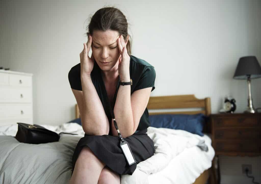 Langdurige stress kan zorgen voor een beklemmend gevoel