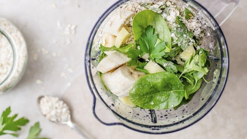 gezonde voeding met spirulina heeft veel belangrijke voedingswaarden