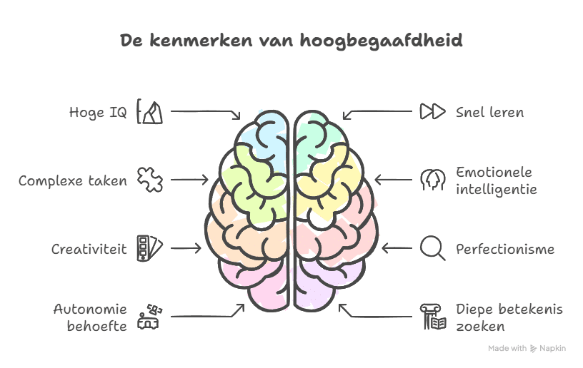 Kenmerken van hoogbegaafdheid